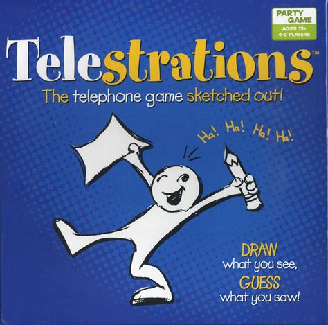 Telestrations: The Hilariously Misinterpreted Telephone Game for Adults!